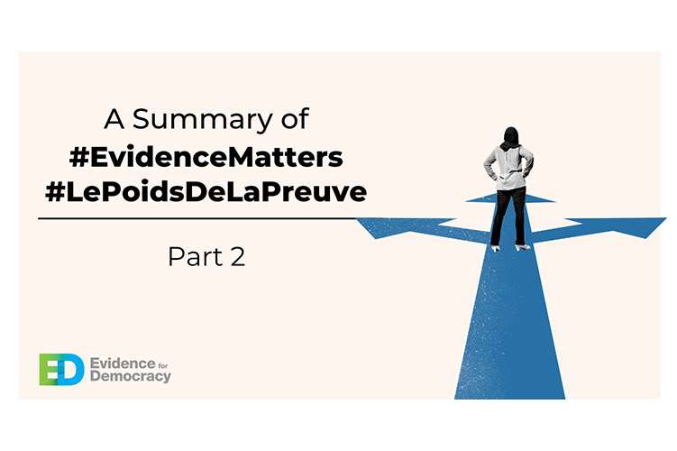 A summary of evidence matters